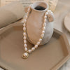 Veronica Pearl Necklace Sterling Silver Gold Plated Freshwater Pearl Necklace