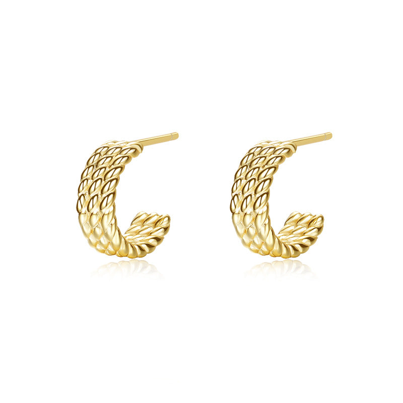 Cami Earrings Sterling Silver Gold Plated Earrings