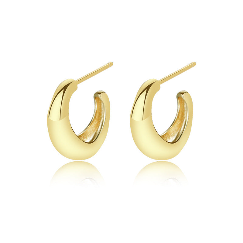 Keira Earrings Sterling Silver Gold Plated Earrings