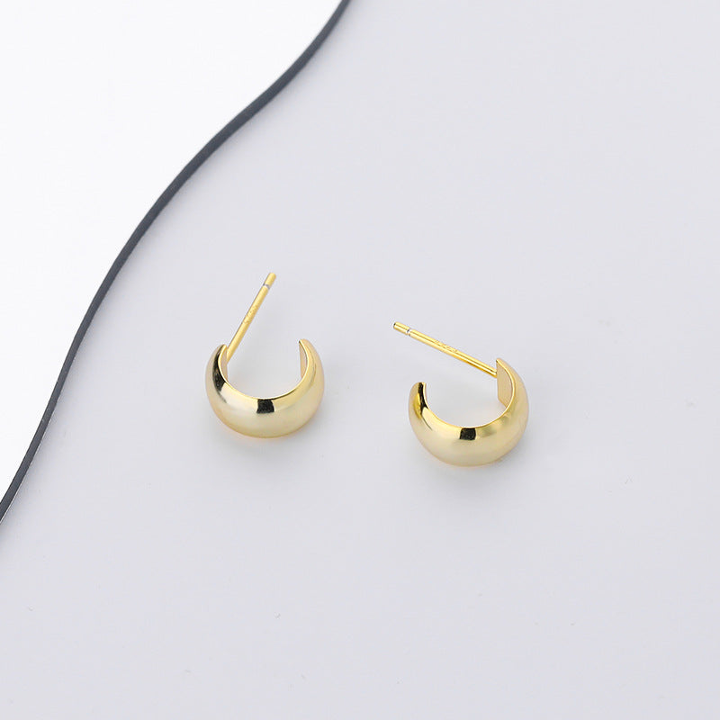 Eden Earrings Sterling Silver Gold Plated Earrings