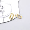 Zola Hoop Earrings Sterling Silver Gold Plated Earrings