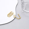 Zola Hoop Earrings Sterling Silver Gold Plated Earrings