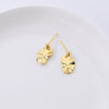 Tia Earrings Sterling Silver Gold Plated Earrings