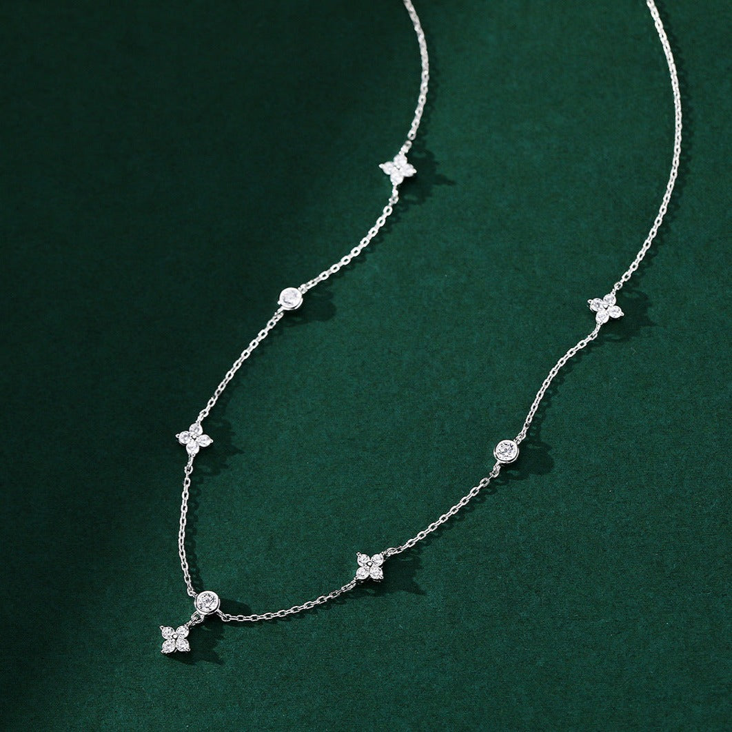 Stella Necklace Sterling Silver Gold Plated Star Necklace