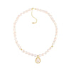 Elegant Waterdrop Natural Pearl 925 Sterling Silver Necklace